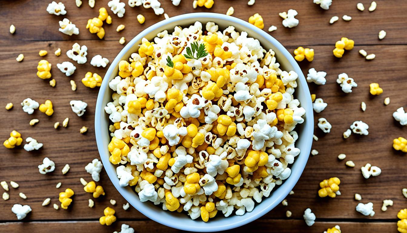 素食爆米花和米米花