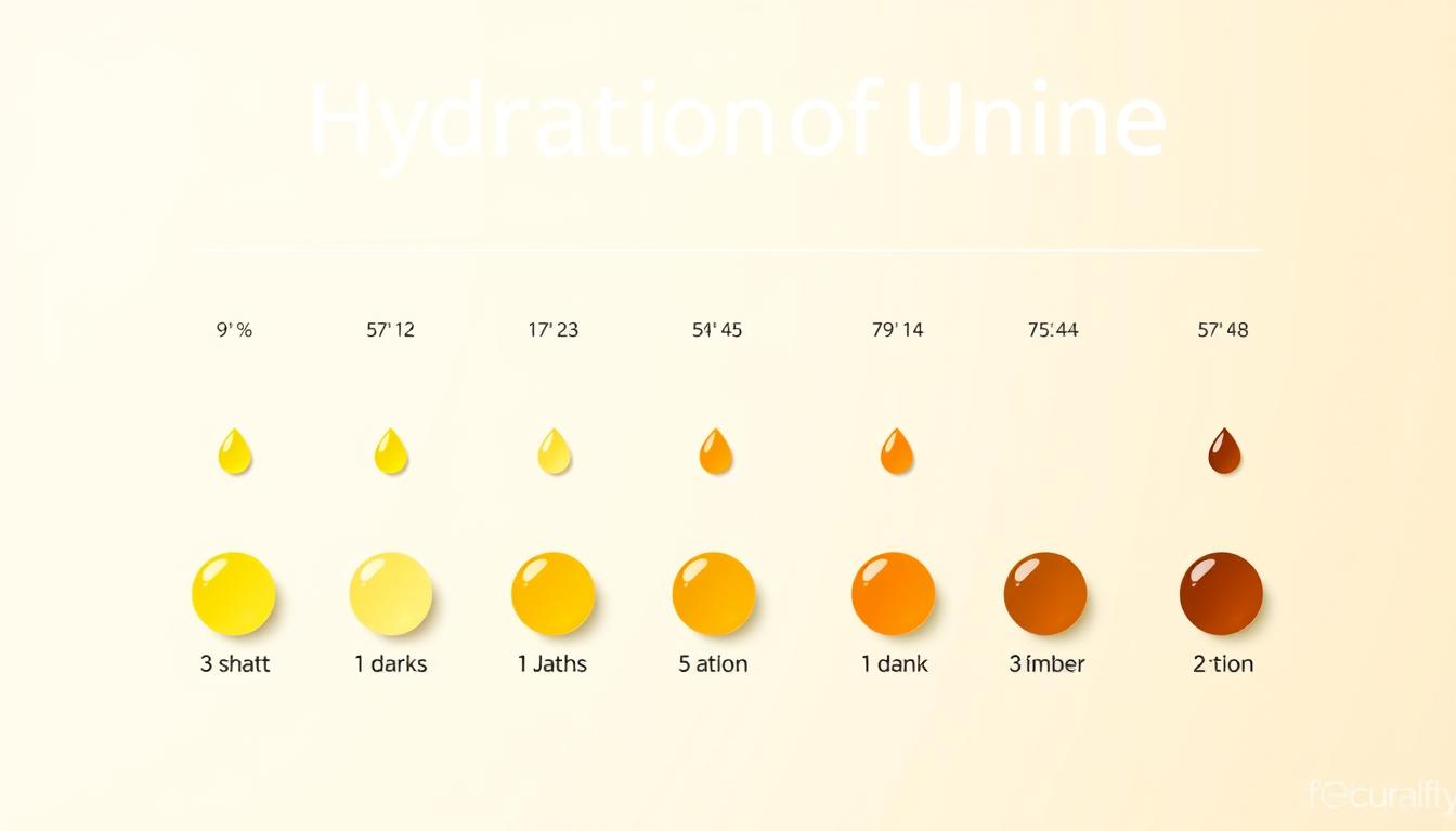 尿液顏色示意圖