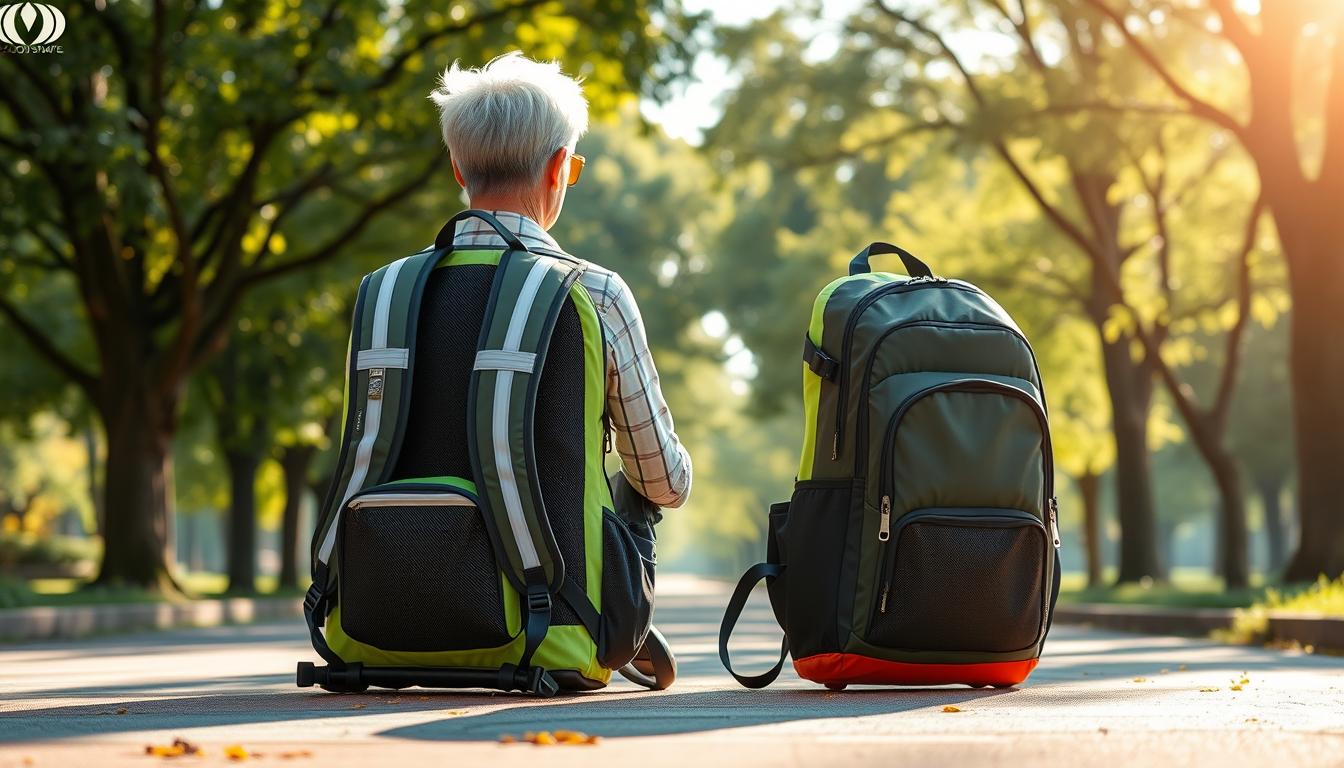 銀髮族防走失背包