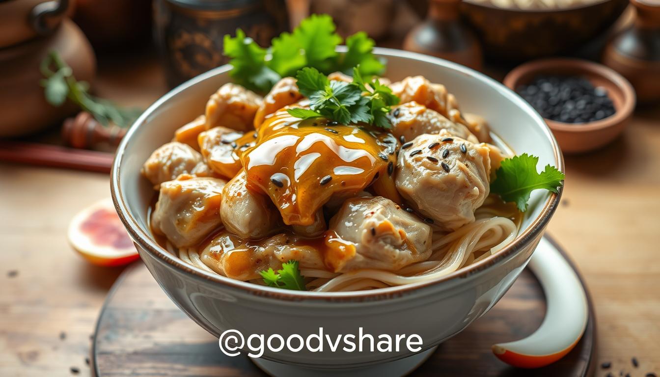 麻油 雞腿 麵 線