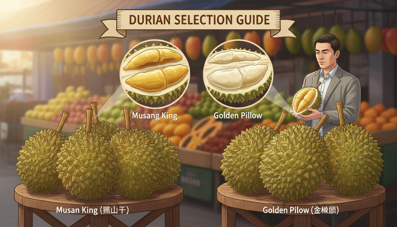 貓山王 vs 金枕頭 差別